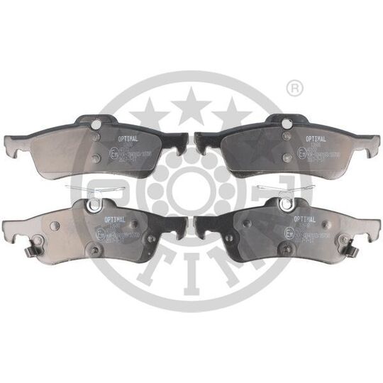 Optimal Brake Pad Set, disc brake to suit Honda