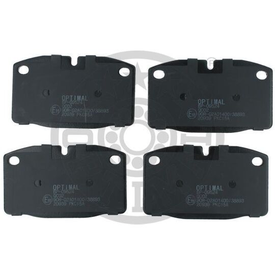 Optimal Brake Pad Set, disc brake to suit Opel, Vauxhall, Bedford