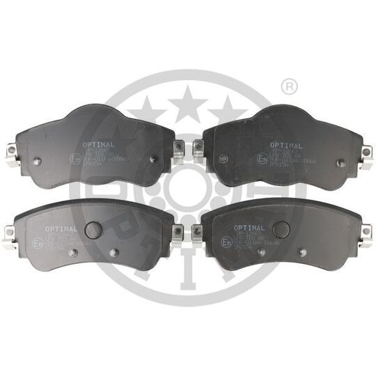 Optimal Brake Pad Set, disc brake to suit Peugeot, Citroën
