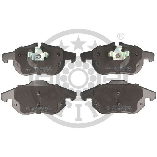 Optimal Brake Pad Set, disc brake to suit Fiat, Opel, Vauxhall