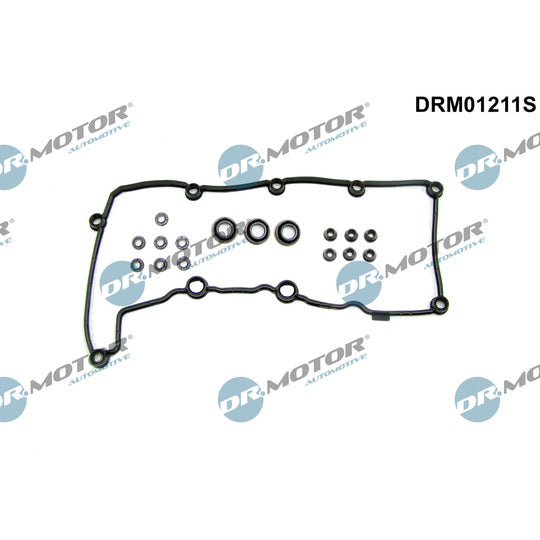 Dr.Motor Automotive Gasket Set, cylinder head cover to suit Audi, VW, Porsche