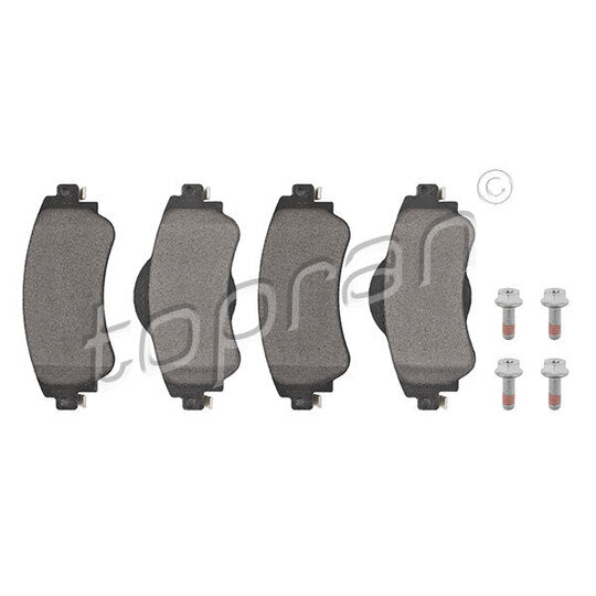Topran Brake Pad Set, disc brake to suit Citroën