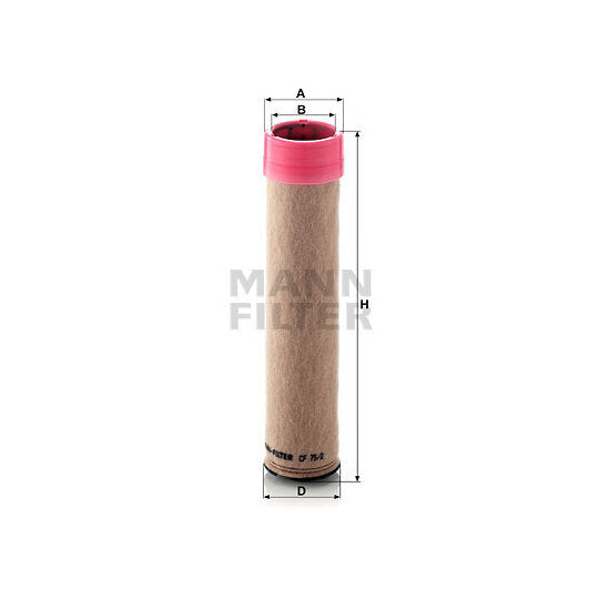 Mann-Filter Secondary Air Filter to suit Hyundai, Case, Hitachi