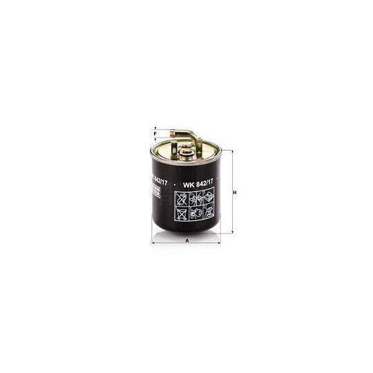 Mann-Filter Fuel filter to suit Mercedes-Benz