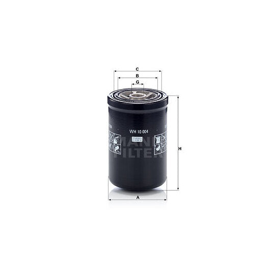 Mann-Filter Oil filter to suit Case, New Holland, Volvo