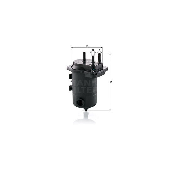 Mann-Filter Fuel filter to suit Nissan, Renault