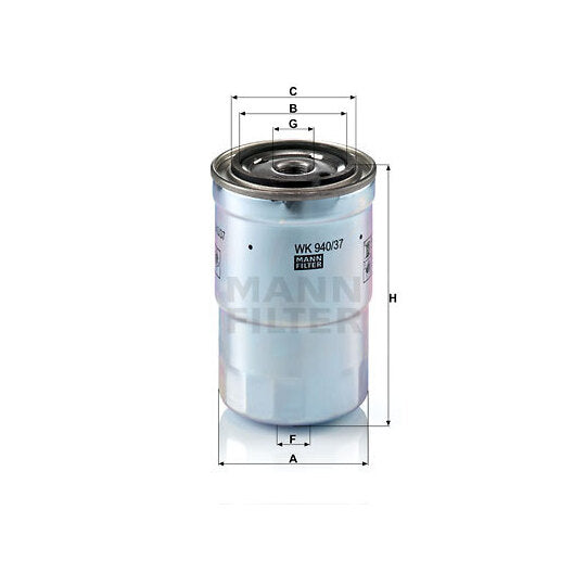 Fleetguard Fuel filter to suit Mitsubishi