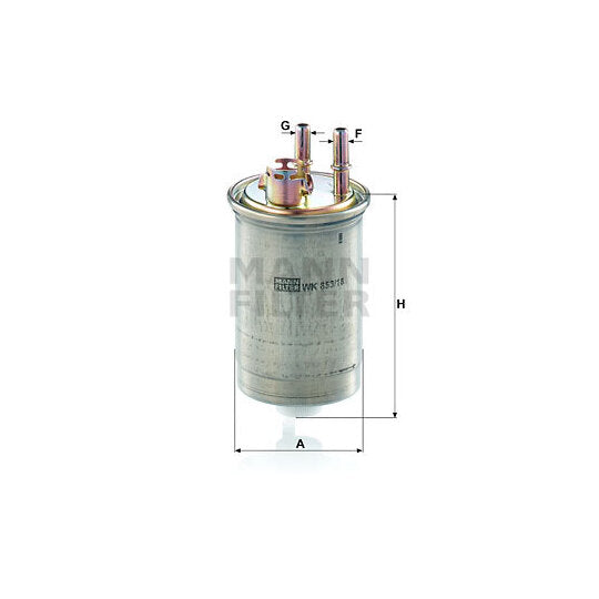 Mann-Filter Fuel filter to suit Ford