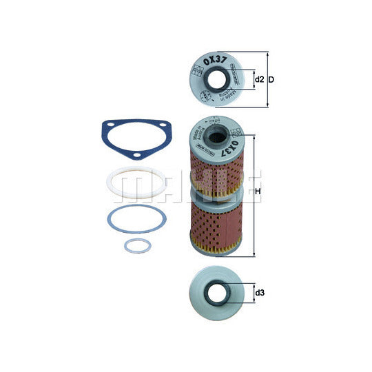 Mahle Oil Filter to suit BMW