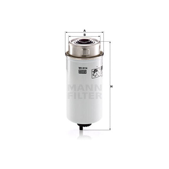 Mann-Filter Fuel filter to suit Case, New Holland, John Deere