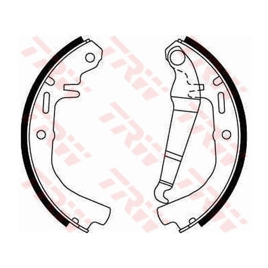 Trw Brake Shoe Set to suit Opel, Vauxhall, Bedford