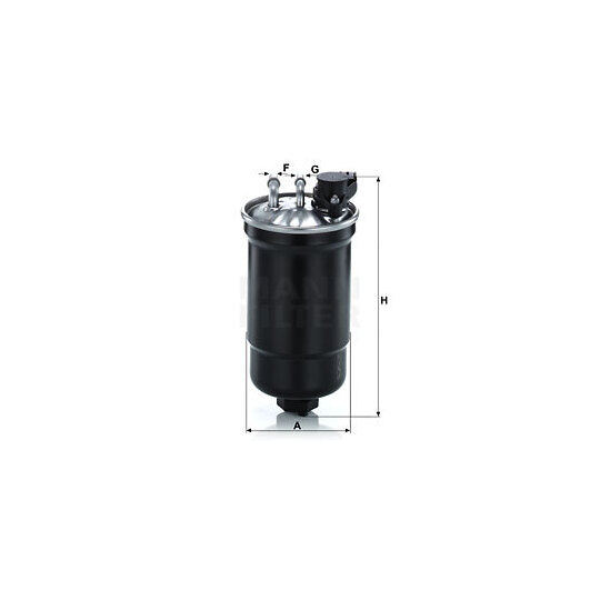 Mann-Filter Fuel filter to suit Ford, VAG