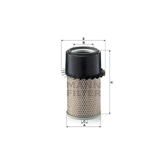 Mann-Filter Air filter to suit Case, Leyland, New Holland