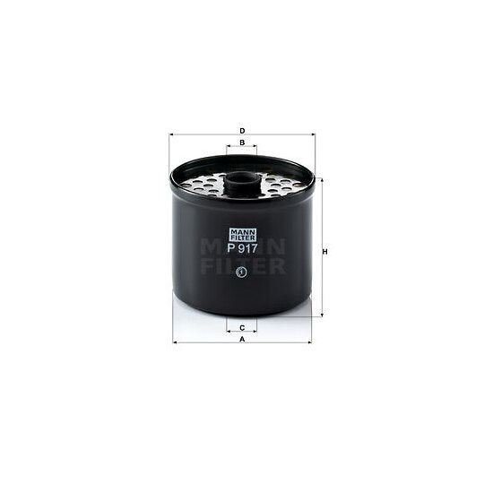 Donaldson Fuel filter to suit Ford, VW, Mercedes-Benz