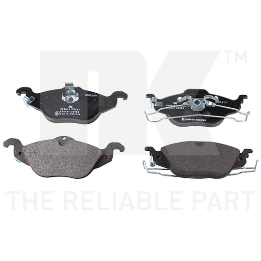 Nk Brake Pad Set, disc brake to suit Opel, Vauxhall