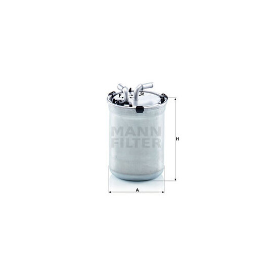 Mann-Filter Fuel filter to suit VAG