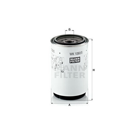 Mann-Filter Fuel filter to suit Iveco, Volvo, Claas