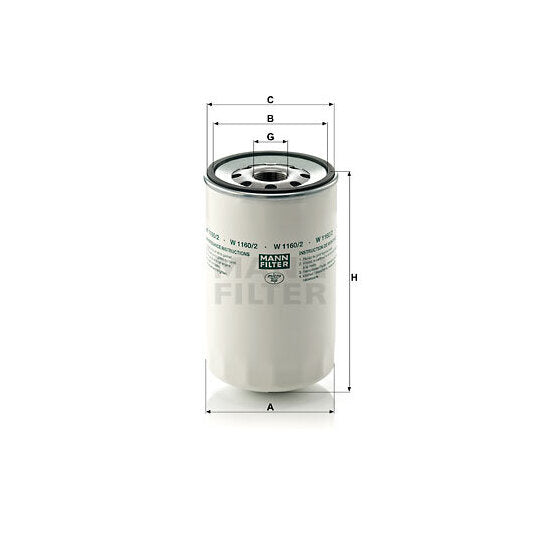 Mann-Filter Oil filter to suit Renault Trucks
