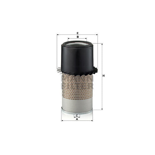 Mann-Filter Air filter to suit Case, Massey Ferguson, New Holland
