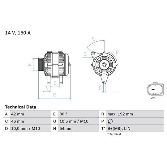 Vemo Alternator to suit Ford