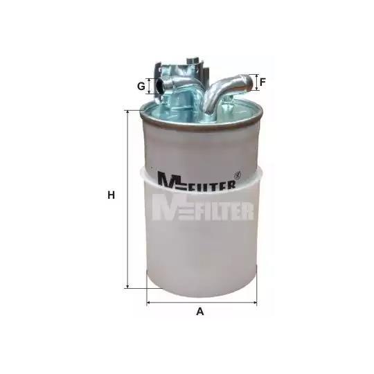 Mfilter Fuel filter to suit Porsche, Seat, VAG