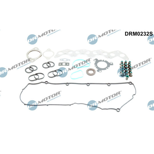 Dr.Motor Automotive Gasket Set, cylinder head to suit Ford, Peugeot, Citroën