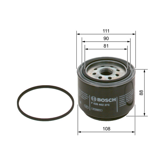Bosch Fuel filter to suit VW, Renault, Volvo