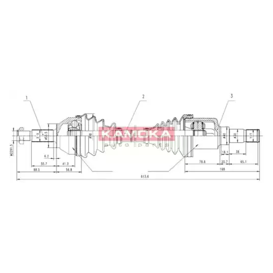 Kamoka Drive Shaft to suit Ford