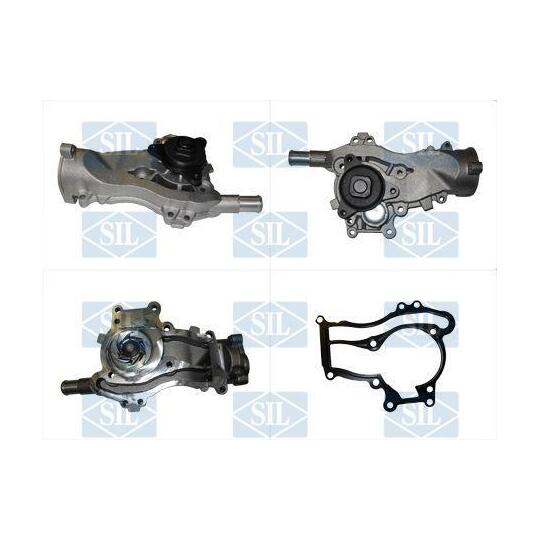 Saleri Sil Water Pump, engine cooling to suit Chevrolet, Opel, Vauxhall