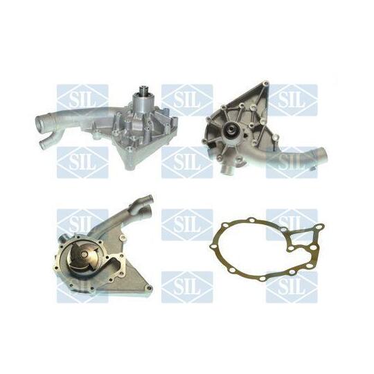Saleri Sil Water Pump, engine cooling to suit Mercedes-Benz, Bugatti