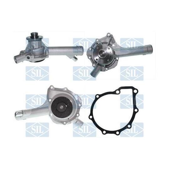 Saleri Sil Water Pump, engine cooling to suit Mercedes-Benz, Bugatti, Daewoo