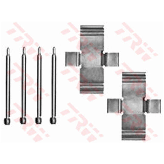 Trw Accessory Kit, disc brake pad to suit Opel, Vauxhall