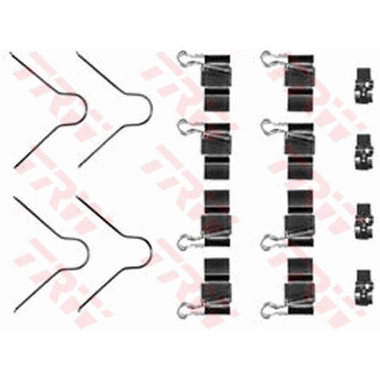 Trw Accessory Kit, disc brake pad to suit Toyota, VW