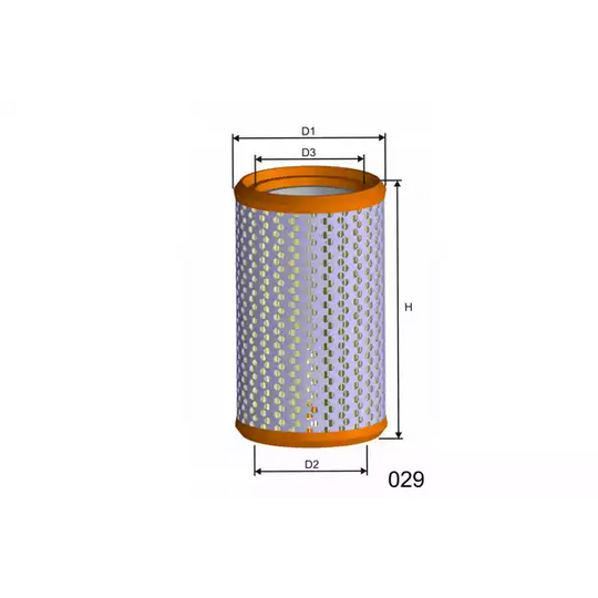 Misfat Air filter to suit Peugeot, Citroën, Fiat