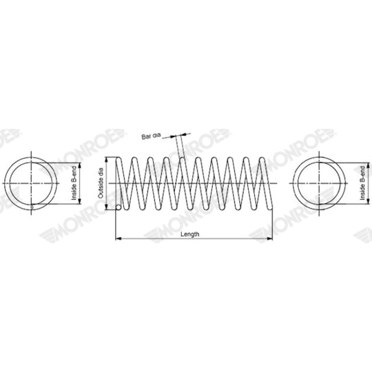 Monroe Coil Spring to suit Ford