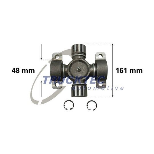 Trucktec Automotive Joint, propshaft to suit Volvo, Scania