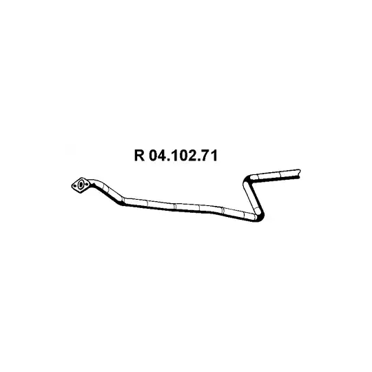 Eberspächer Exhaust pipe to suit Ford