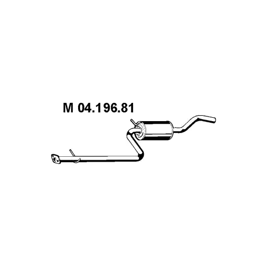 Eberspächer Middle Silencer to suit Ford