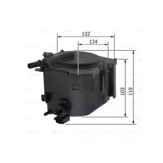 Bosch Fuel filter to suit Ford, Mazda, BMW