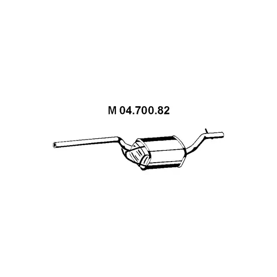 Eberspächer Middle Silencer to suit Ford