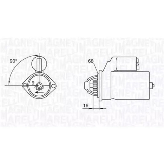 Magneti Marelli Starter to suit Opel, Daewoo