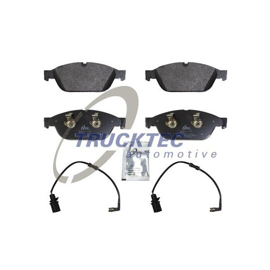 Trucktec Automotive Brake Pad Set, disc brake to suit VAG