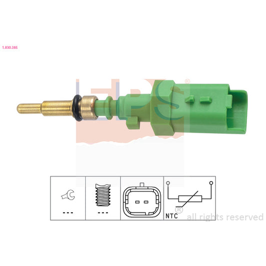 Blue Print ADBP720079 Sensor, coolant temperature to suit Toyota, Peugeot, Citroën