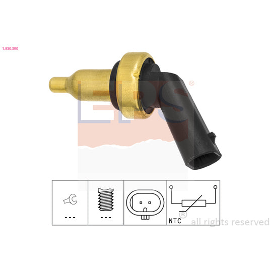 Eps 1.830.390 Sensor, coolant temperature to suit Mini
