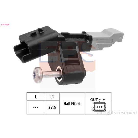 Eps Sensor, crankshaft pulse to suit Toyota, Peugeot, Citroën