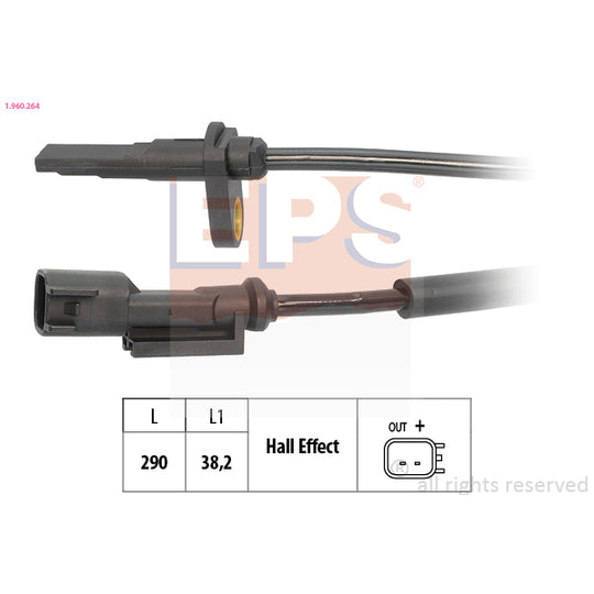 Eps Sensor, wheel speed to suit Ford, Hitachi
