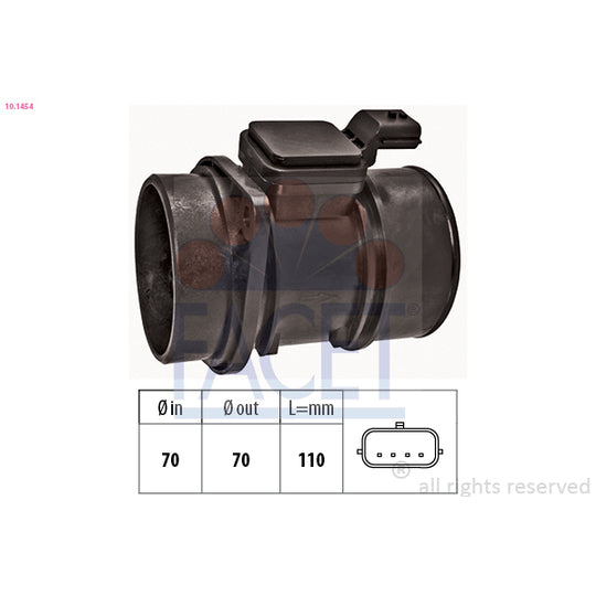 Facet Air Mass Sensor to suit Mercedes-Benz, Nissan, Hitachi