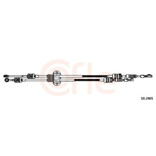 Cofle Cable, manual transmission to suit Ford