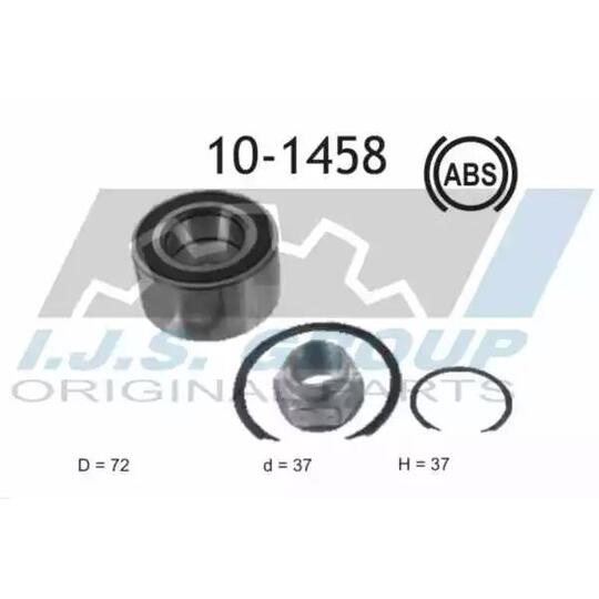 Ijs Group Wheel Bearing Kit to suit Ford, Peugeot, Citroën