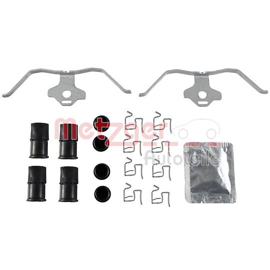 Metzger Accessory Kit, disc brake pad to suit VAG